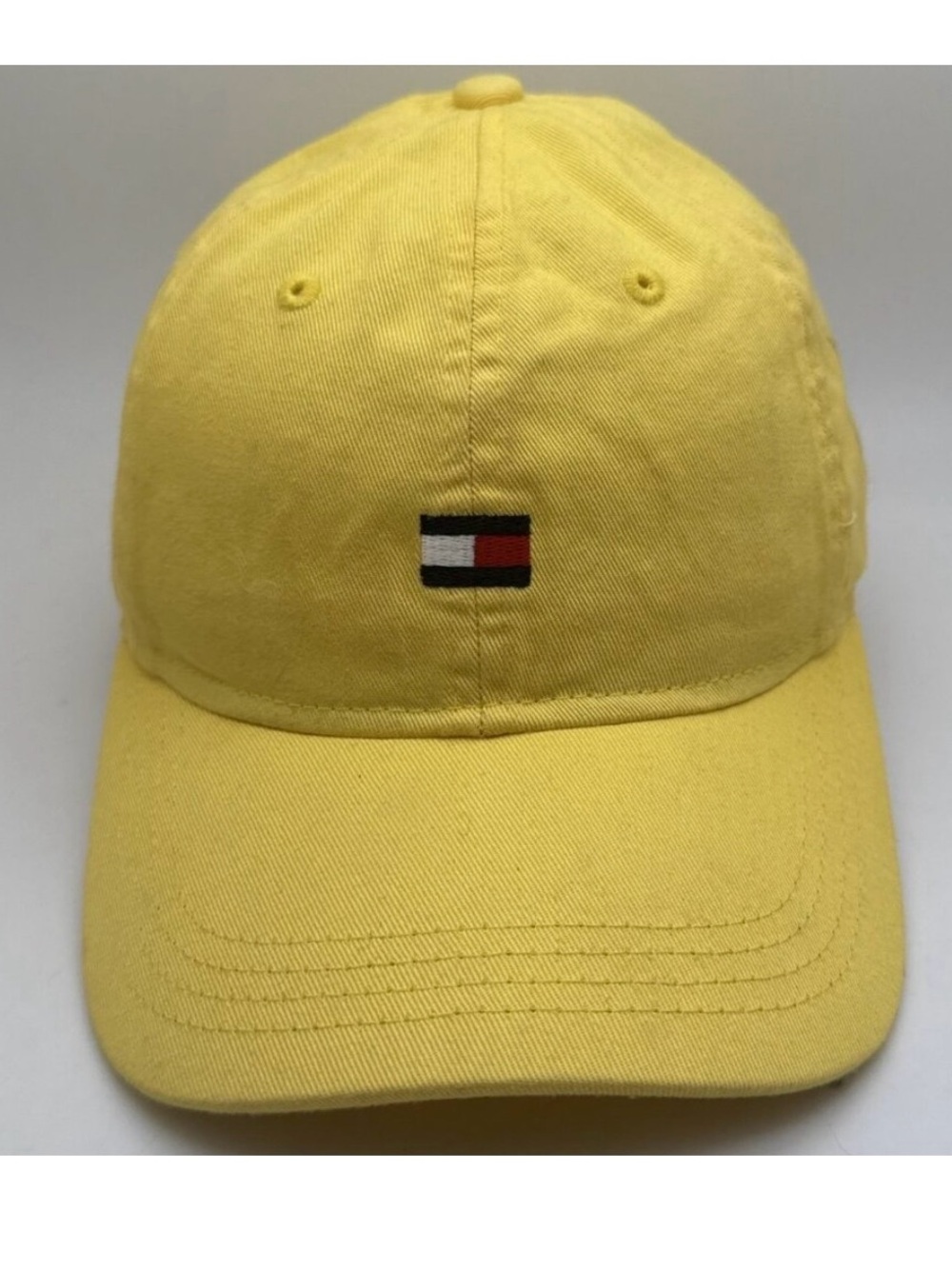 Tommy Hilfiger Yellow Baseball Cap with Signature Flag